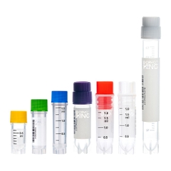 Lọ đựng mẫu âm sâu -196℃, CryoKING - mã vạch bên hông& số, hãng Biologix