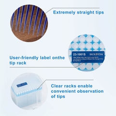 Đầu côn có lọc 10μl-1000μl Extra-long, 1000 típ/gói Filter Pipette Tips, hãng Biologix