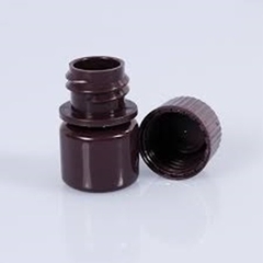 Chai nhựa PP màu nâu 8ml-1 lít, miệng rộng (Bottles-Amber), hãng Biologix