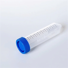 Ống ly tâm nhựa 50ml, nắp rãnh, Centrifuge Tubes (tiệt trùng) ,25 cái/Rack, 25 cái/Túi, Hãng Biologix- USA biologix