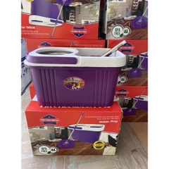 combo chổi thùng xoay 360 và âu mỳ đại đồng tiến