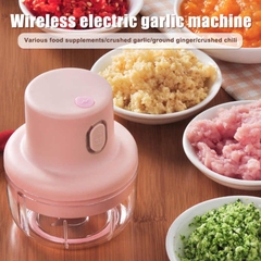 Máy Xay Mini Không Dây, Tiện Ích. Xay Tỏi Ớt Gia Vị, Đồ Ăn Dặm Cho Bé