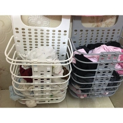 Giỏ đựng đa năng dễ dàng gấp gọn, hợp với những căn nhà bé và có trẻ con