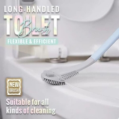 Cọ Chà Rửa Toilet Hình Cây Gậy Đánh Gold  bằng caosu sạch sẽ