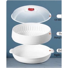 hấp lò vi sóng