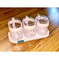 {siêu khuyến mại } bộ đựng gia vị bộ 3 hokori