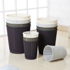 [ SIÊU SALE ] Sọt rác nhựa giả mây Việt Nhật phong cách Hàn Quốc, tiện ích đến mọi nhà mã : 5155,5156,5157