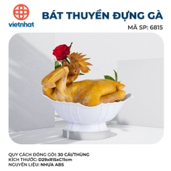 Đĩa thuyền để gà nguyên con hoặc để hoa quả trái cây bằng nhựa ABS (6815) - Việt Nhật Plastic HN