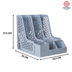 Khay nhựa đựng tài liệu, giấy tờ A4 5680 - Việt Nhật Plastic HN
