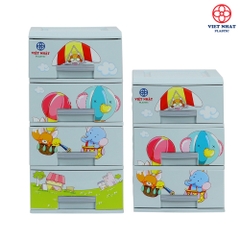 (Việt Nhật) Tủ Kitty 3T, 4T