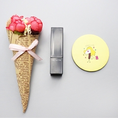 Gương trang điểm mini bỏ túi dáng tròn họa tiết hoạt hình dễ thương (Hình ngẫu nhiên) - Việt Nhật Plastic HN