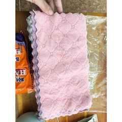 Khăn lau tay, lau bếp, lau chén đĩa đa năng 2 mặt siêu thấm 22*16cm - Việt Nhật Plastic HN