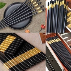 Bộ vỉ đũa Khảm Vàng 10 đôi