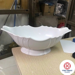Đĩa thuyền để gà nguyên con hoặc để hoa quả trái cây bằng nhựa ABS (6815) - Việt Nhật Plastic HN