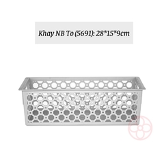 Khay nhựa chữ nhật, rổ nhựa Việt Nhật đa năng đựng tài liệu, đồ dùng văn phòng - Việt Nhật Plastic HN