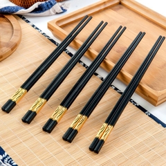 Bộ vỉ đũa Khảm Vàng 10 đôi