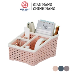 Khay nhựa tiện ích 4 ngăn Việt Nhật 2 size 5696-5688 - Việt Nhật Plastic H