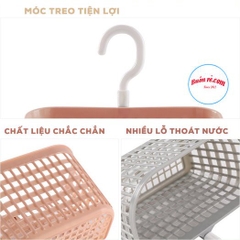 (Việt nhật) Rổ móc treo tường 3241