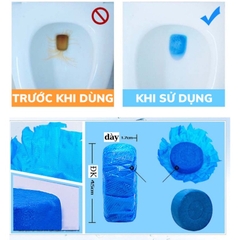 Viên thả tẩy bồn cầu gói 10 viên - Việt Nhật Plastic HN