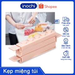 Kẹp miệng túi Yoko Inochi chất liệu nhựa nguyên sinh cao cấp phủ Ag+ kháng khuẩn khử mùi