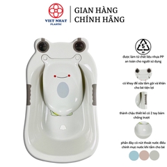 Chậu tắm ếch cao cấp cho bé có van thoát nước Việt Nhật 2203 -Việt Nhật Plastic HN