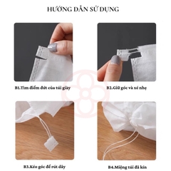 Túi đựng giày bằng vải không dệt có dây rút - Việt Nhật Plastic HN