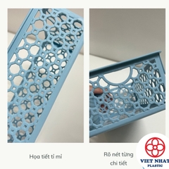 Khay A4, B5, rổ nhựa chữ nhật có quai cầm, khay văn phòng bằng nhựa - Việt Nhật Plastic HN