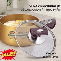Bộ Nồi Nhôm Anod Sunhouse Cao Cấp