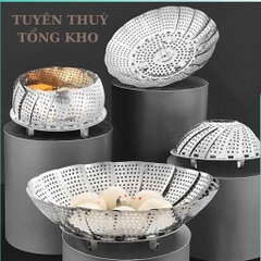 Vỉ hấp đa năng bung gập dễ dàng đồ hấp xôi, hấp bánh bao, đồ ăn cho bé