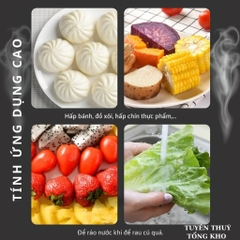 Vỉ hấp đa năng bung gập dễ dàng đồ hấp xôi, hấp bánh bao, đồ ăn cho bé