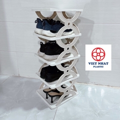 Kệ Để Giày Dép Chữ X 5 Tầng 5582 Việt Nhật, Kệ X Dễ Tháo Lắp Chịu Lực Tốt, Độ Bền Cao