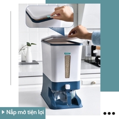 Thùng Đựng Gạo Thông Minh Công Nghệ Nhật Bản Việt Nhật - Chống Ẩm, Chống Mối Mọt, Dung Tích 10kg