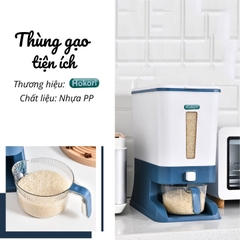Thùng Đựng Gạo Thông Minh Công Nghệ Nhật Bản Việt Nhật - Chống Ẩm, Chống Mối Mọt, Dung Tích 10kg