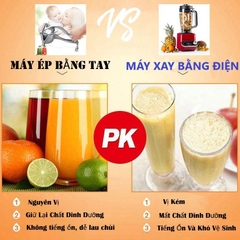 Máy Ép Trái Cây Hoa Quả Bằng Tay Tại Nhà Bằng Nhôm Siêu Bền Chống Gỉ Sét Nhỏ Gọn Tiện Dụng