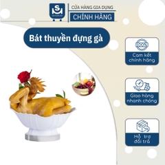 Bát thuyền đựng gà cúng nguyên con nhựa Việt Nhật - Bát Thuyền Đựng Hoa Quả Ngày Rằm, Tết