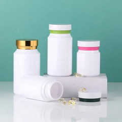 CHAI NHỰA PET TRẮNG SỨ ĐỰNG THUỐC VIÊN DƯỢC PHẨM ; DUNG TÍCH 80ML - 180ML
