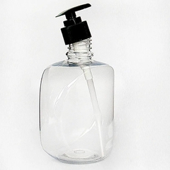 CHAI MỸ PHẨM NHỰA PET TRONG SUỐT DÁNG TRÒN; DUNG TÍCH 500ML - 1000ML