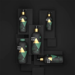 CHAI DẦU GỘI SỮA TẮM NHỰA PET DÁNG TRÒN CAO; DUNG TÍCH 1000ML