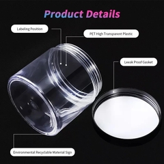 HŨ NHỰA PET ĐỰNG KEM DƯỠNG/MẶT NẠ/GEL/DƯỠNG THỂ ; DUNG TÍCH 100ML - 1000ML