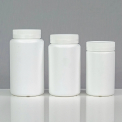 CHAI NHỰA HDPE ĐỰNG THUỐC VIÊN DÁNG TRÒN; DUNG TÍCH 150ML - 500ML