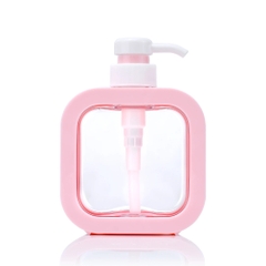 CHAI DẦU GỘI/SỮA TẮM DÁNG VUÔNG NHỰA PET ; DUNG TÍCH 300ML - 500ML