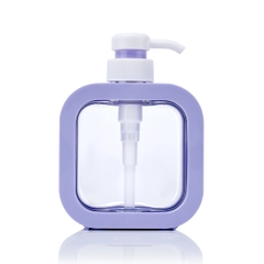 CHAI DẦU GỘI/SỮA TẮM DÁNG VUÔNG NHỰA PET ; DUNG TÍCH 300ML - 500ML