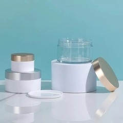 HŨ NHỰA PET ĐỰNG KEM DƯỠNG DA NẮP NHỰA XI MẠ ; DUNG TÍCH 300ML - 1000ML