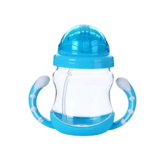 CHAI NƯỚC TRẺ EM NHỰA PP CÓ ỐNG HÚT; DUNG TÍCH 350ML - 500ML