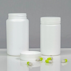 CHAI NHỰA HDPE ĐỰNG THUỐC VIÊN DÁNG TRÒN; DUNG TÍCH 150ML - 500ML