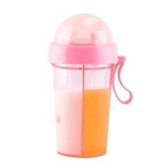 CHAI NHỰA PP ĐỰNG NƯỚC CÓ HAI NGĂN; DUNG TÍCH 300ML - 500ML