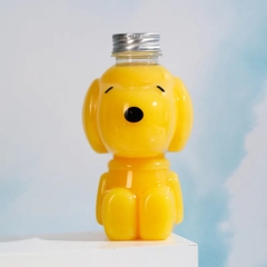 HŨ NHỰA PET ĐỰNG THỰC PHẨM HÌNH CHÚ CHÓ; DUNG TÍCH 350ML