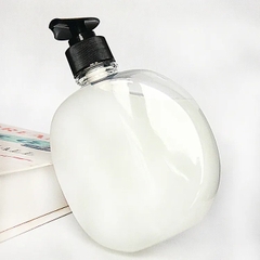 CHAI MỸ PHẨM NHỰA PET TRONG SUỐT DÁNG TRÒN; DUNG TÍCH 500ML - 1000ML