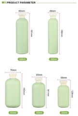 CHAI DẦU GỘI/SỮA TẮM DÁNG TRÒN NHỰA HDPE ; DUNG TÍCH 200ML - 500ML
