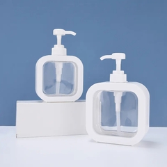 CHAI DẦU GỘI/SỮA TẮM DÁNG VUÔNG NHỰA PET ; DUNG TÍCH 300ML - 500ML